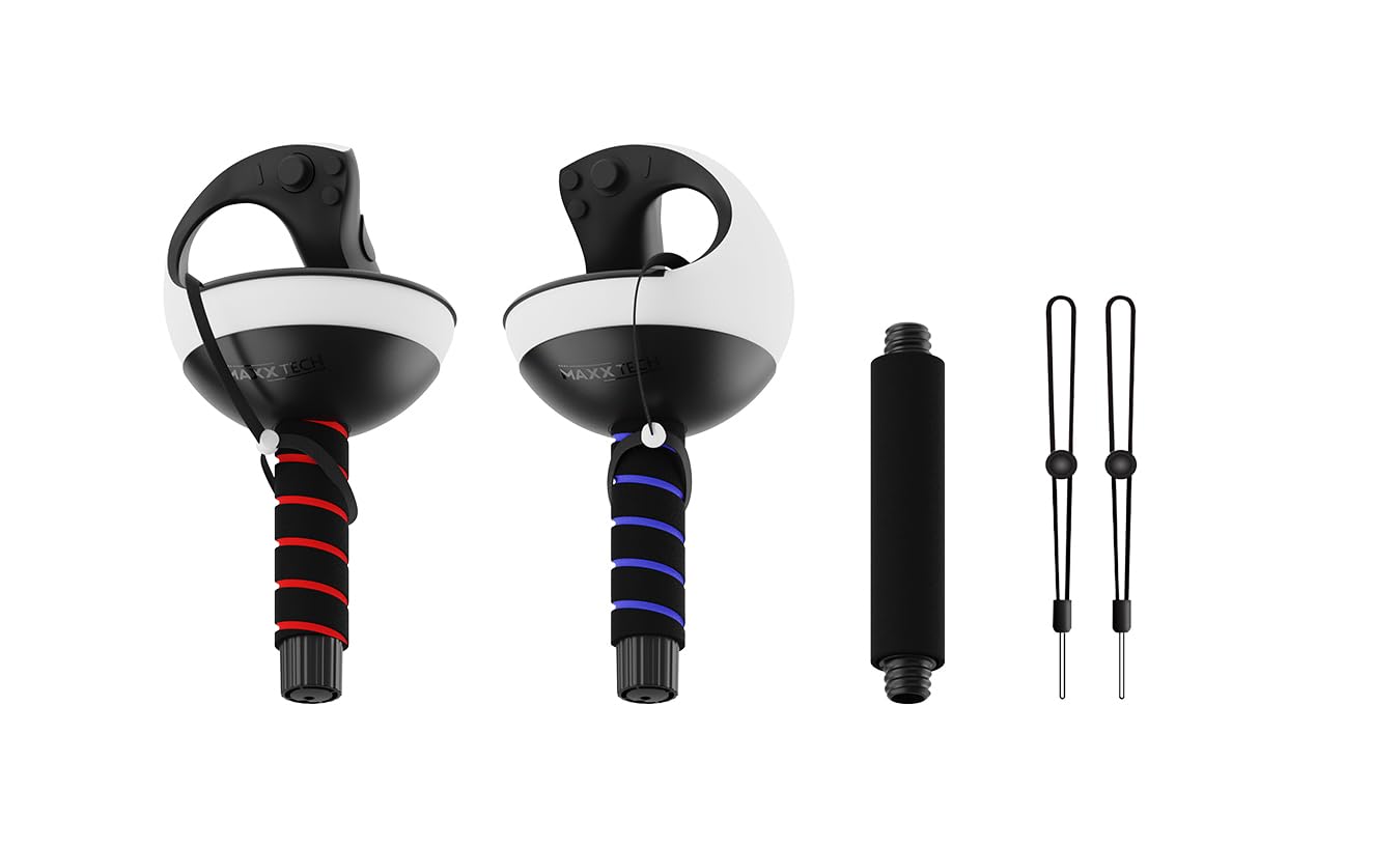 Maxx Tech PSVR2 Beat Saber Controller, Black, Compatible with PlayStation 5