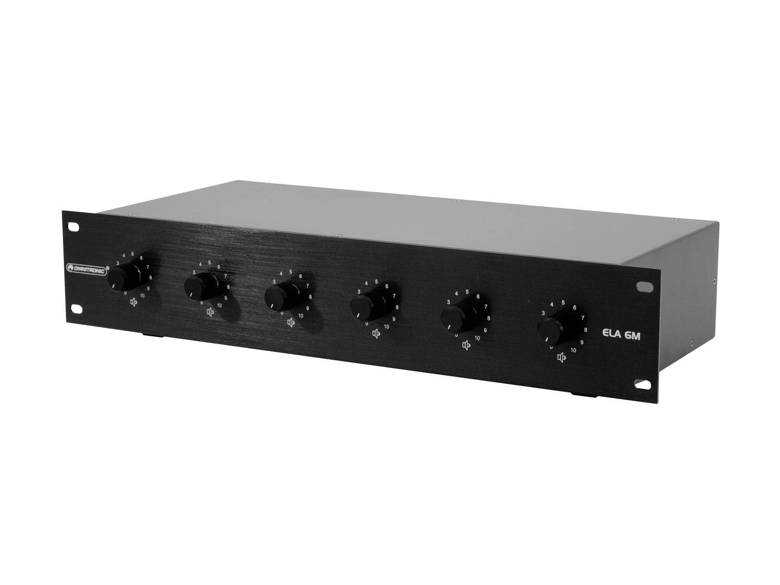 PA 6 Zones volume contrôle mono noir pour atténuation sonore - 7