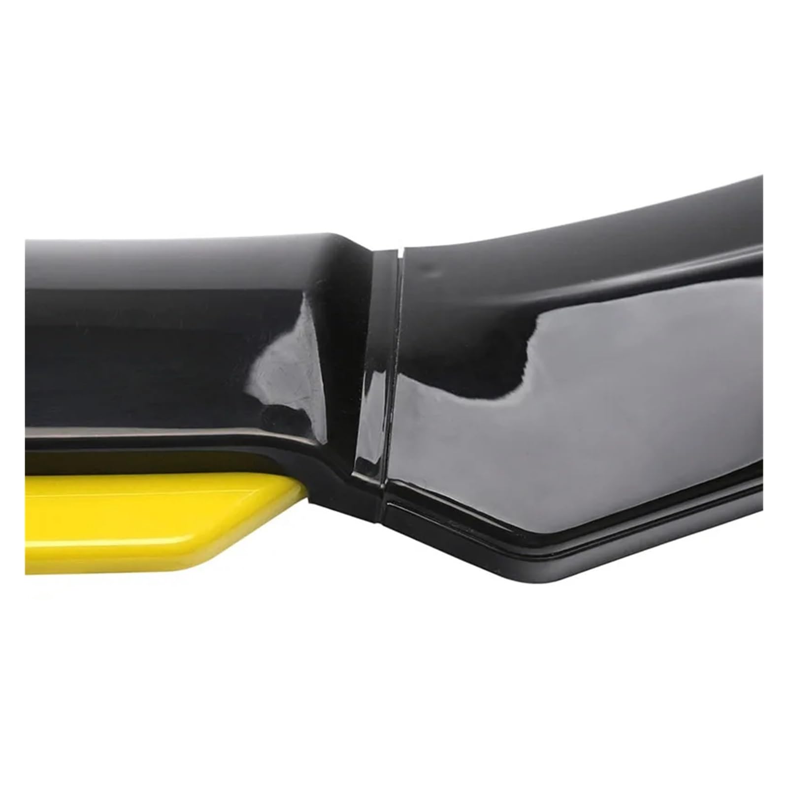 Coche Alerón Delantero Kit De Carrocería Universal Parachoques Delantero Pala Frontal Brillante Alerón Difusor Debajo Los Labios Accesorios Coche Piezas Automóvil Delantero Lip Spoiler Negro