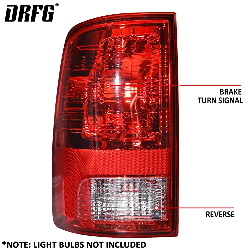 Drfg Tail Light Compatible For Ram Full Size P/U 2009-2018 A Pair Passenger & Driver Side Tail Light Assembly #TOP1