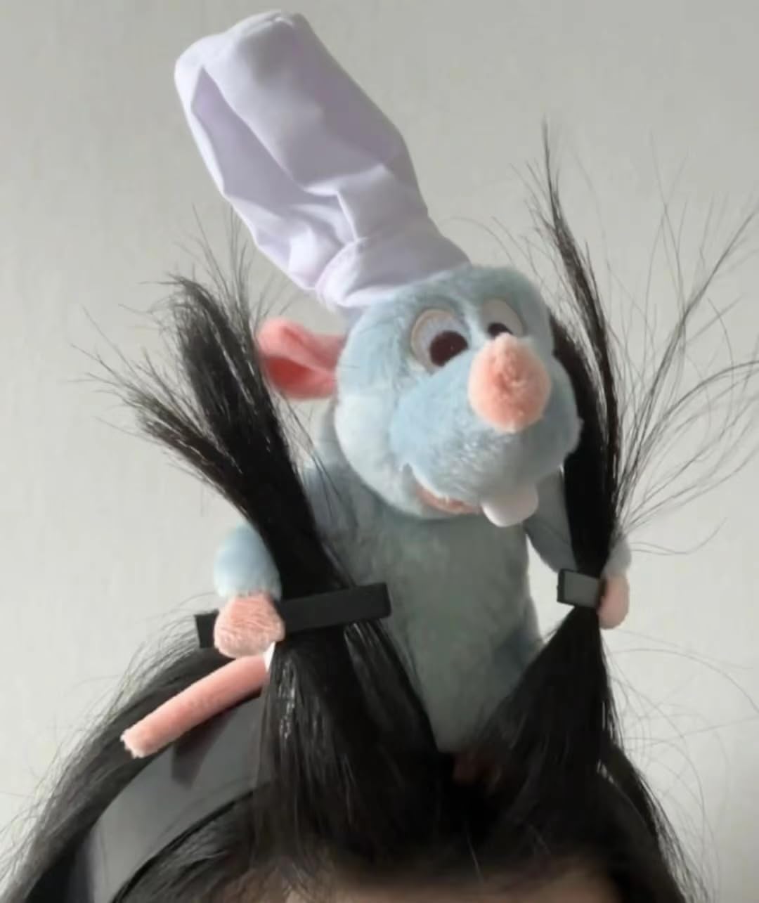 Women Cute Funny Headbands Mouse Remy Cartoon Animal Headwear Cosplay Props Costume Perfect for Parties, Blue