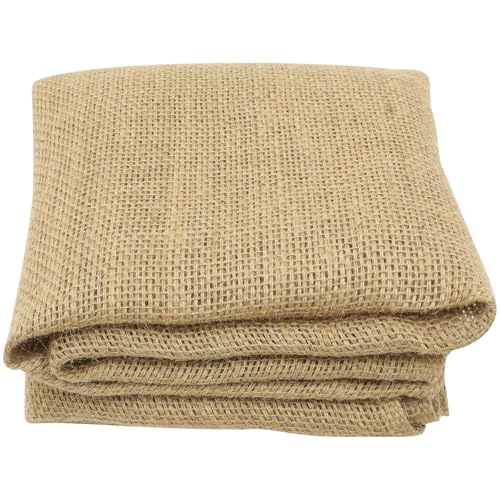 jojofuny Tela de Arpillera Beige de Lino para Decoración y Manualidades, Fácil de Almacenar, Adecuado para Restaurantes y Regalos de Cumpleaños, Estilo Ornamental y Moderno