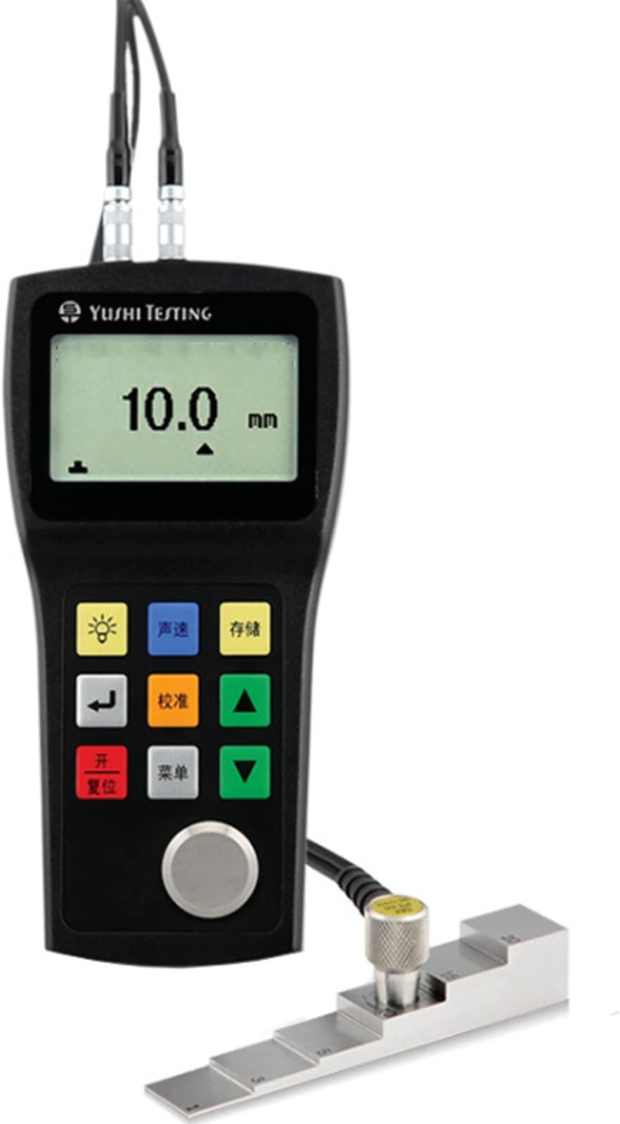 Ultrasonic Thickness Gauge 0.8-300mm Measuring Range Pulse-Echo and Echo-Echo Method Thickness Meter for Measuring Metal And Nonmetal Materials