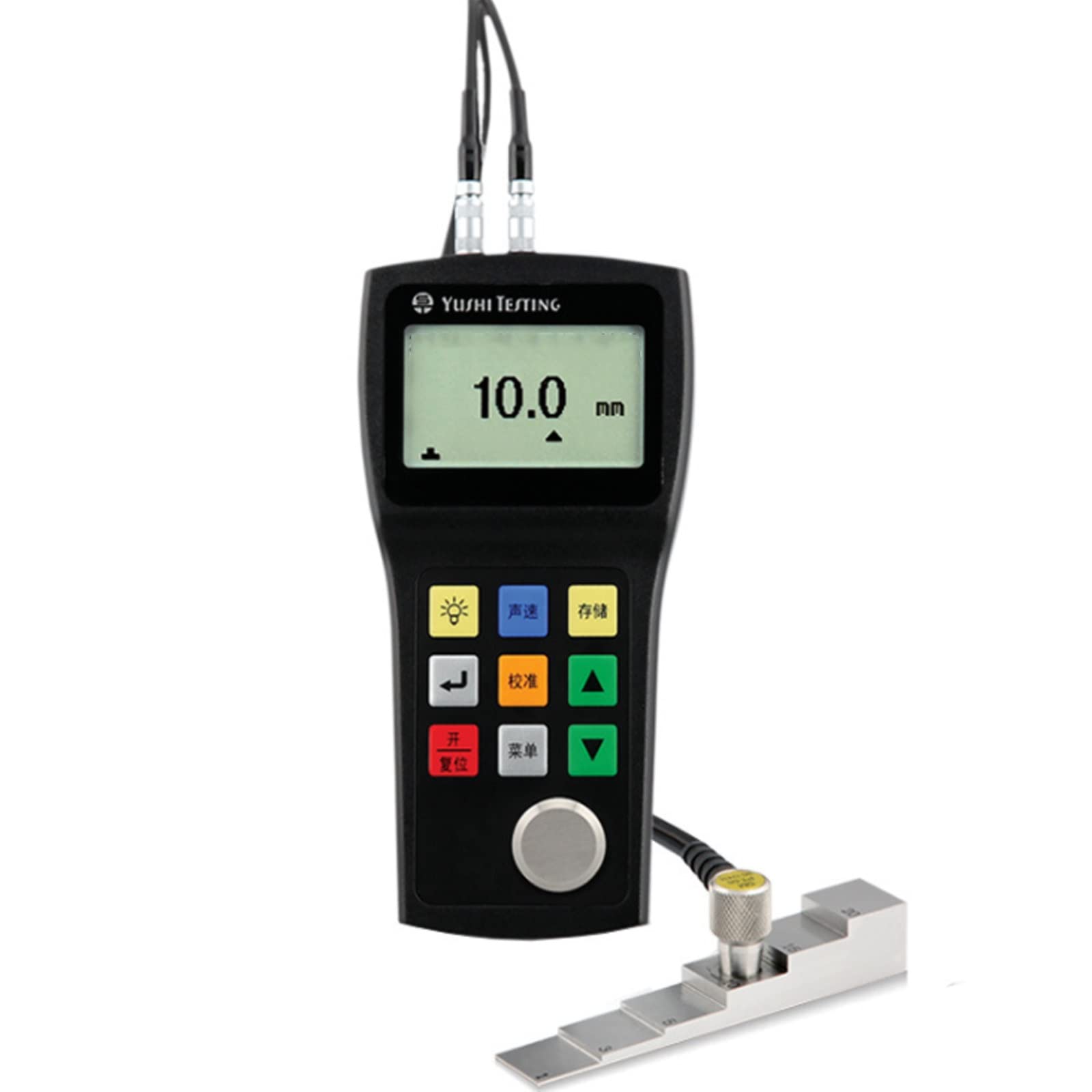 Ultrasonic Thickness Gauge 0.8-300mm Measuring Range Pulse-Echo and Echo-Echo Method Thickness Meter for Measuring Metal And Nonmetal Materials