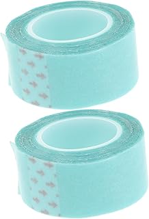 VICASKY 2 piezas de herramientas de peluca de párpados cinta para el cabello pinzas para el cabello en estilo decadente gomas claras cintas para el cabello pegamento de extensión de cabello pinzas