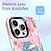 ChiCaseVer for iPhone 15 Case, Coastal Vintage Collage Pattern, Military-Grade Drop Protection, Vintage Seaside Soft Slim TPU Protective Cover with Camera Protection for Girls