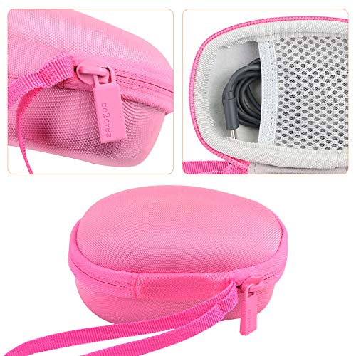Image of co2crea Hard Travel Case for Logitech MX Anywhere 2 3 Gen 2S Wireless Mobile Mouse (Pink Case)