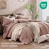 Monbix 7 Piece Cationic Dyeing Comforter Set and Throw Blanket