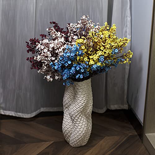 U/D Babys Breath Artificial Flowers 8 Bundle Real Touch Fake Gypsophila Plastic Silk Flowers For Home Diy Garden Decor Wedding Party thumb #4