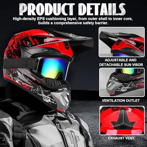 QSTK Full Face ATV Helmet