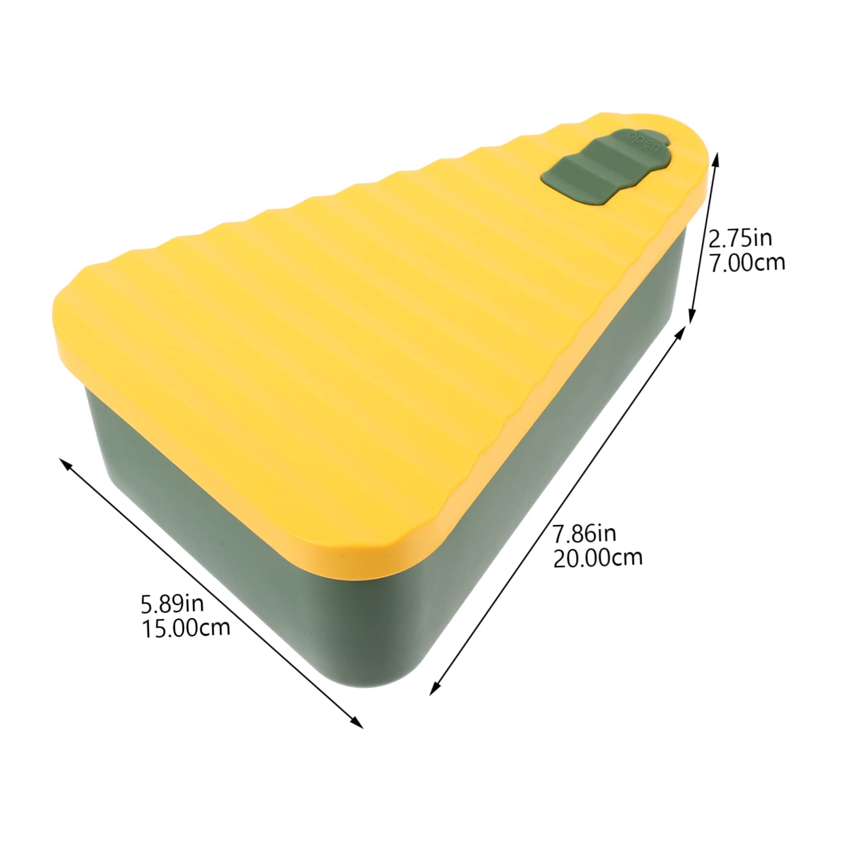 STOBAZA Pizza Storage Box Silicone Pizza Container Proofing Box Boys and Girls