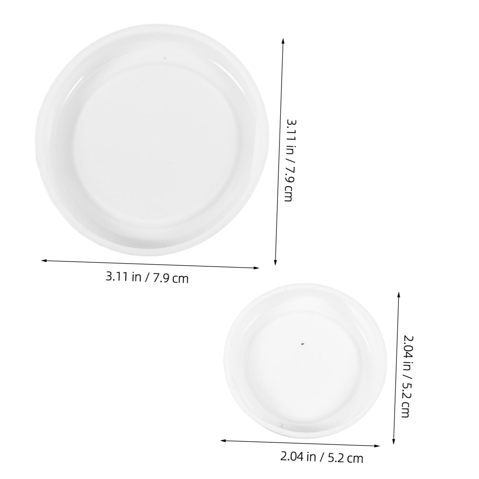 HAPINARY 50pcs Paper Tube Mailing Tube Cap Small End Caps Round End Cap Tops Poster Shipping Tube Cap Round Paper Tube Caps Kraft Shipping Tube Shipping Mailing Tubes Lids Plastic White