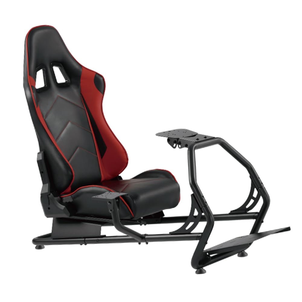 M*.様 組立品 バックレスト コックピット、シート レーシング シム Amazon.co.jp: 送 安定足付き シフター台 シート シムレーシングコックピット その他