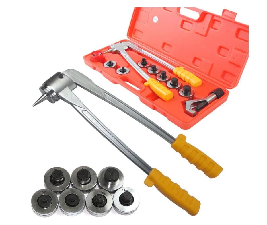 Loobiiny Kit manual de expansión de tubos de cobre, tubo expansor manual de 10–28mm para expansión de tubos de cobre, kit de expansión de tubos manual