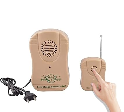 Mossel Long Range Wireless Heavy Duty Remote Bell, Calling Bell for Office, and Commercial use