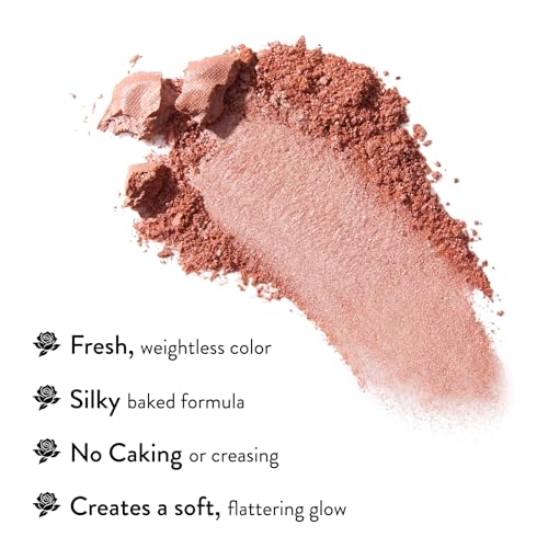 Image of LAURA GELLER NEW YORK Baked Blush-n-Brighten for Mature Skin - 00 In Bloom - Powder Blush Won't Settle into Fine Lines - Buildable Natural Finish - Longlasting Formula - Made in Italy