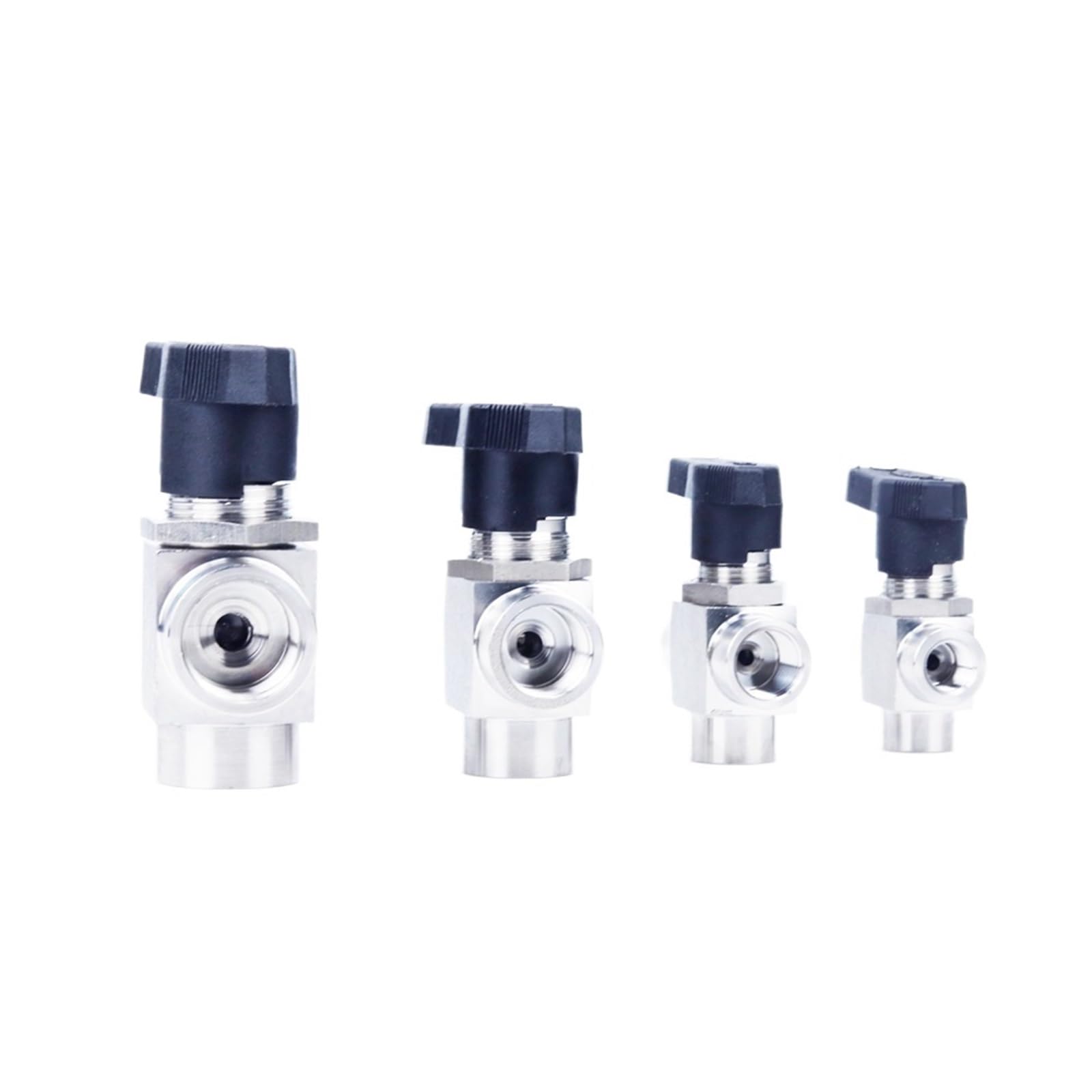 Robinet à bille contre les fuites d'eau vanne 3 voies femelle 3/8 en inox 304