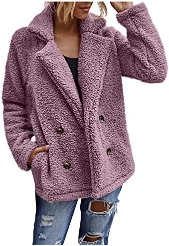 Winter Jackets For Women,Womens Winter Coats Blazer Jackets For Women Jackets For Women Jean Jacket Women Womens Vests Outerwear Lambskin Leather Jacket Women Girl Autumn Cardigan Coat(Pink,Large)