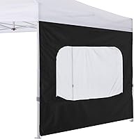 Vista 26 de COOSHADE Instant Canopy SunWall - Toldo de pared lateral de 10 x 10 pies para tienda de campaña desplegable, paquete de 1 pared lateral, color azul