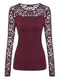 Richtig festlich zu einem ausgestellten Rock und Riemchensandaletten. Aber Paarst du das Spitzenshirt mit deiner Jeans und Stiefeletten, kannst du es auch super in der Schule anziehen.