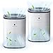2 Pack CHIVALZ Air Purifiers for Bedroom with True HEPA Filter for Smoke