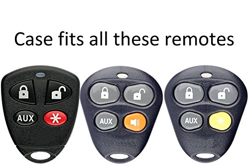 Keylessoption Keyless Entry Remote Control Starter Car Key Fob Case Shell Outer Cover Button Pads For Viper Automate Alarms #TOP6