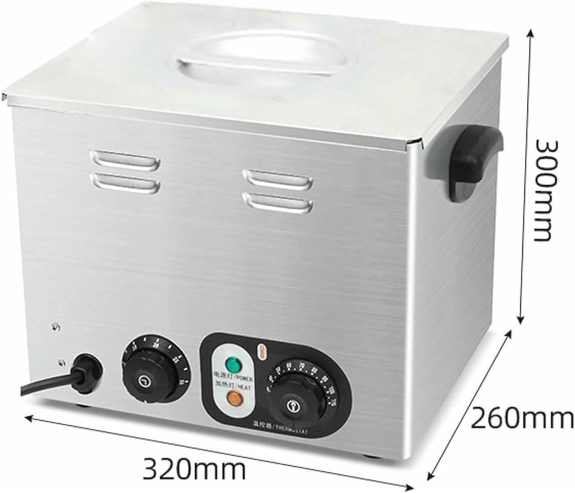 Commercial Egg Boiler,2600W Hot Spring Egg Boiler with Mesh Basket,Electric Egg Cooker with 60 Pcs Large Capacity,30~110°C Temperature Control & 0-60 Min Timer,Stainless Steel Poached Egg Maker