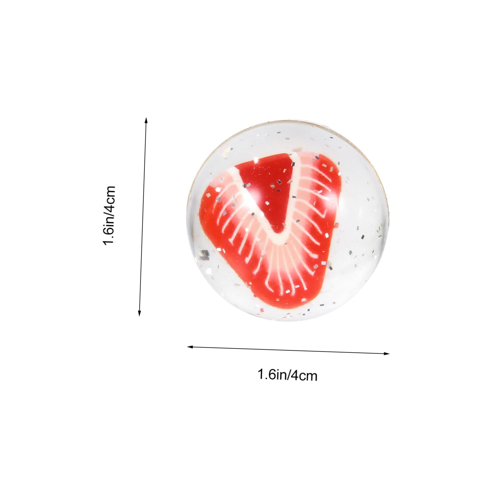 SUPVOX Educational Bouncing Ball Toys 3pcs Marbleized Balls Safe Boys and Girls' Playtime Essentials Random Style