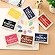 KAIYAYA 10 Pcs Ink Pads Set,Ink for Stamps,Pad Stamp Stamping Crafting Coloured Washable Paint Inkpad,for Scrapbooking,Card Making,Paper Craft, Fabric, Scrapbook,Canvas,Wedding,Rubber Art
