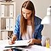 PINJINGPRO 24 Pack White Legal Pads 8.5 x 11 Writing Note Pads College Ruled Writing Pads 8.5 x 11, Lined Paper Pads, 30 Sheet/Notepad, 38 Lines Perforated Notepads 8.5 x 11'' for School, Home, Office