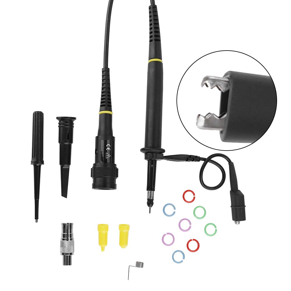 Sonda de osciloscopio BNC 250 mhz 100x, Sonda de osciloscopio de alto voltaje 2000Vp-p, P4250 Accesorios para osciloscopios Kit de cable de prueba