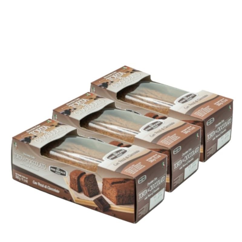 Pan Ducale - Tarta de chocolate - Tarta Tradicional Italiana (Abruzos) - 3 x 320 g