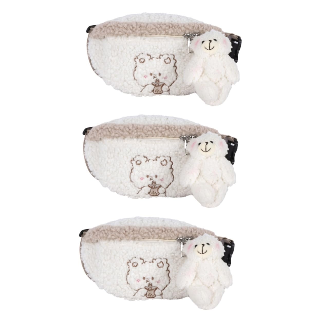 GALPADA Riñonera De Peluche Para Crossbody Billetera Para Niños Bolsa De Almacenamiento De Cintura Monederos Para Niños Cartera De Bolso Para Niñas Felpa