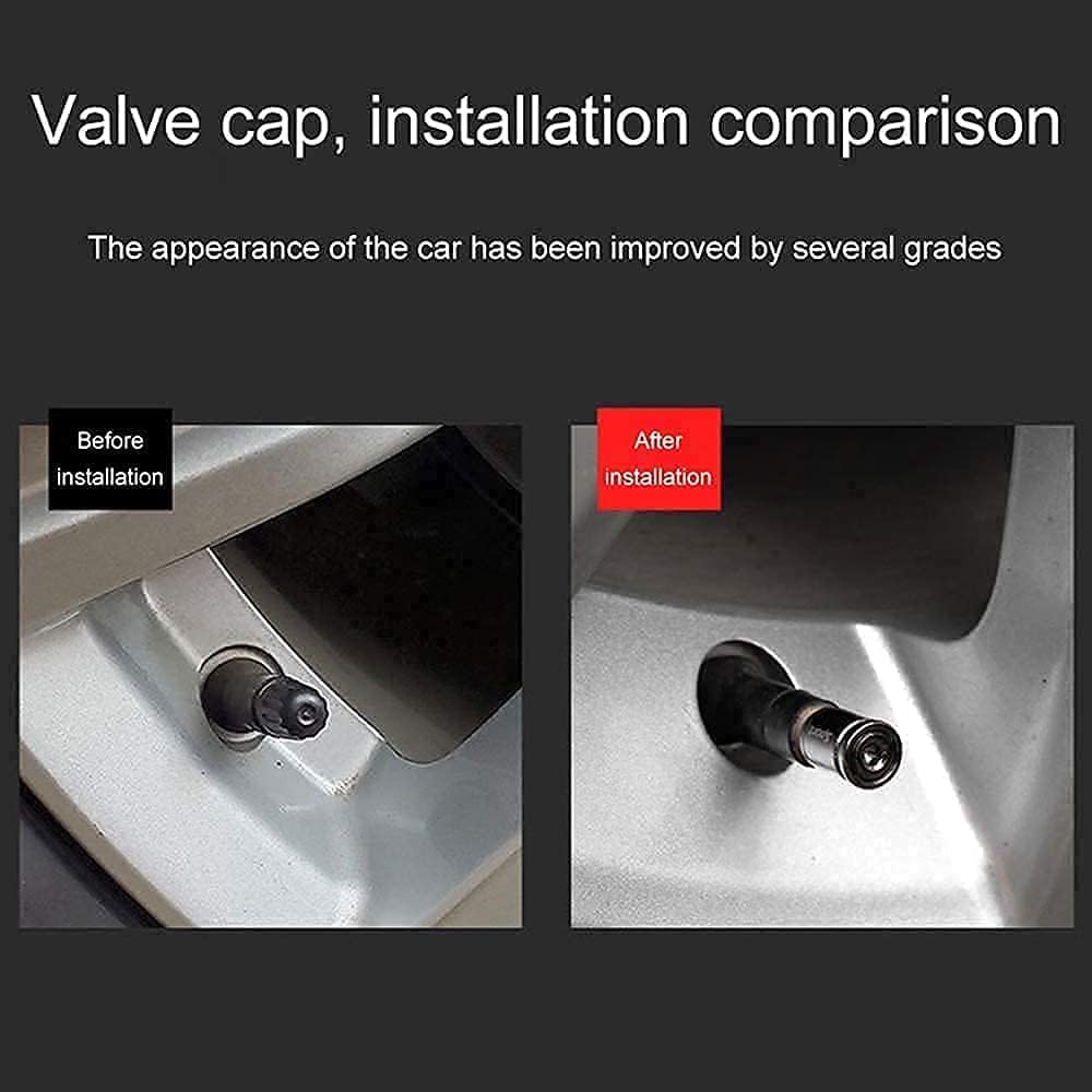 Aston Martin Ventilkappen 4er Set - Edle Reifenventil Abdeckungen