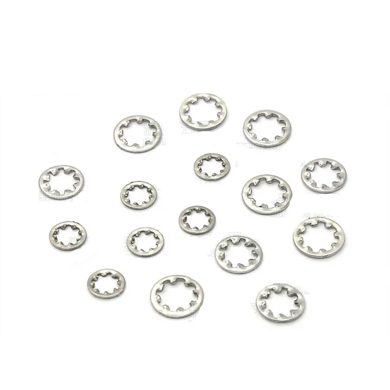 Arandelas de Diente Externo, Arandelas de dientes internas M3 M4 M5 M6 Acero inoxidable(M3)