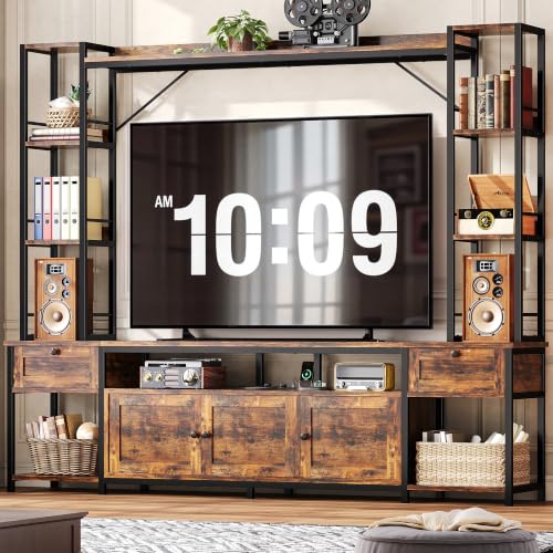 IRONCK 85 inch Entertainment Center