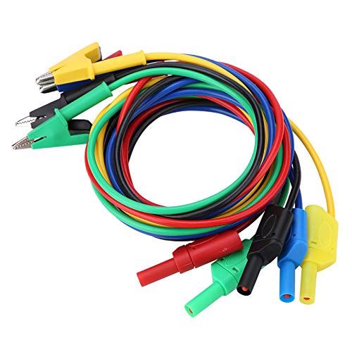 Prüfkabel Set für Hochspannung 2000 Volt 20 Ampere elektrische Tests im Labor mit Kupferleiter, Prüfspitze, Bananenstecker und Krokodilklemme