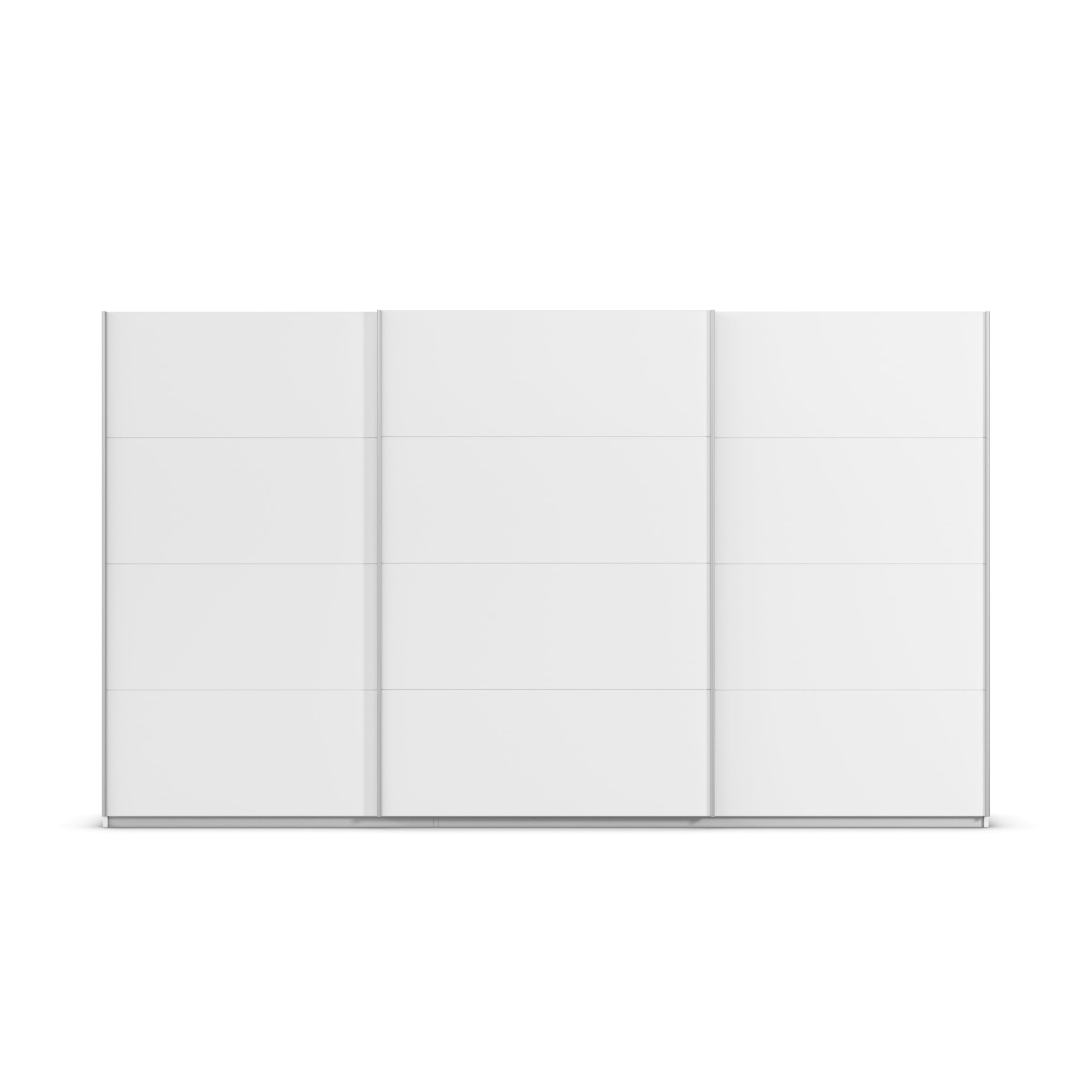 Rauch Möbel KULMBACH, Schwebetürenschrank, Farbe Weiß, Breite 360 cm | Kleiderschrank mit Schwebetüren, Schiebetüren, 3-türig, Zubehör Basic, für Schlafzimmer, Jugendzimmer, Garderobe, Flur