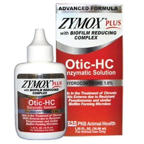 Buy ZYMOX Plus OTIC HC 1 25 Fl Oz Hydrocortisone 1 0 Dog Cat Ear 