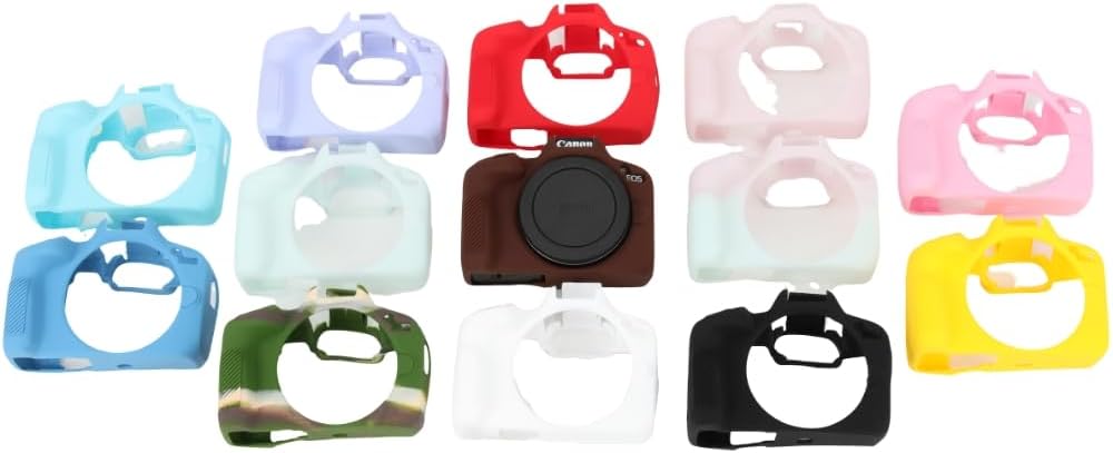 Case for R50, R50 Camera Silicone Protective Case, Lightweight, Anti-Scratch Slim Fit Soft Skin, R50 Accessories - Coffee Color image 5