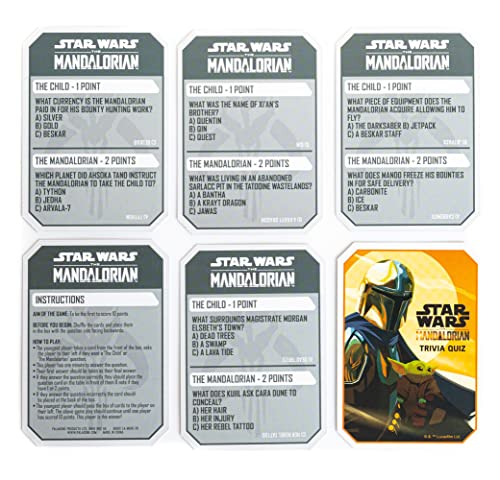 The Mandalorian Trivia Quiz with 100 Questions - Officially Licensed Merchandise, Test Your Knowledge, Game Night Fun for Star Wars Fans | Paladone - Image 8