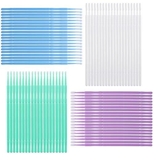 XIASHENG 80 Stück Lacktupfer für kfz Autolack mit 4 Größen Autolackstift,Car Paint Repair,Steinschlag Reparaturset Lack,Microfiber Tip Lack Tupfer Lackpinsel von Kleinen Lackschäden Lack Pinsel Fein