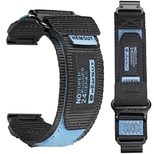 Image of Torbollo Garmin Belt Garmin Bands for Fēnix, Instinct, Vivoactive /Approach /MARQ /Quatix /D2, Forerunner, Enduro Series, Upgraded Connector Garmin Quick Fit ver 20 /22 /26mm