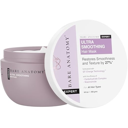 Bare Anatomy Ultra Smoothing Hair Mask 250gm