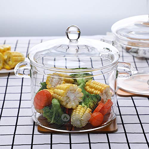 Baker's Basics Saucepans Glass Pot Casserole Baking Oven Blooming Heat-resistant Glass Cooking Pot