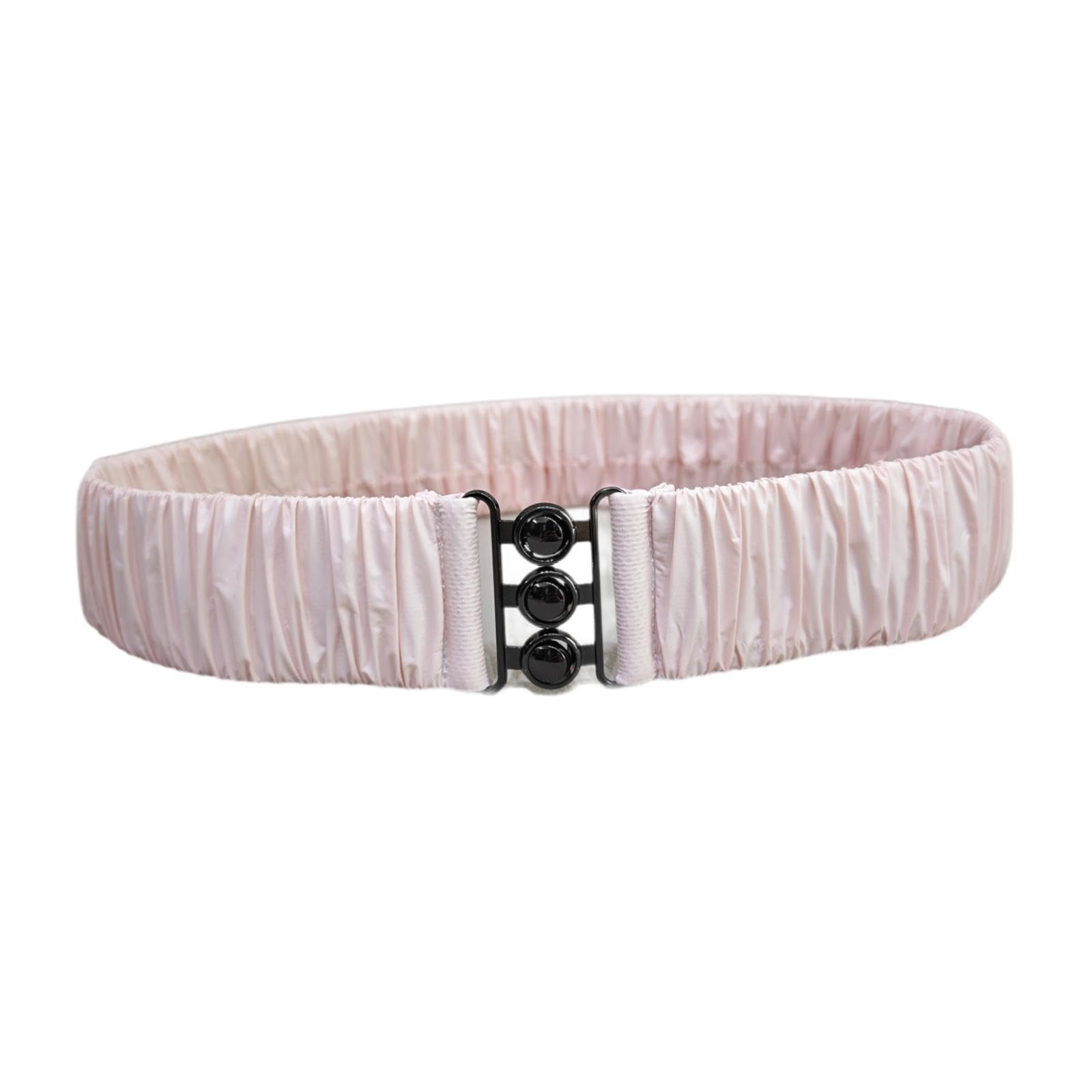 Elastic Waist Belt Elegant Cinch Band Trimmer for Sweater Puffer Coat Jacket Pink-image-1