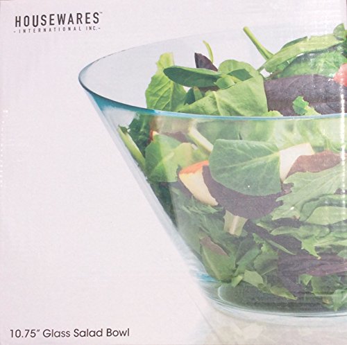 Housewares International Inc. Crystal Clear Glass Salad Bowl