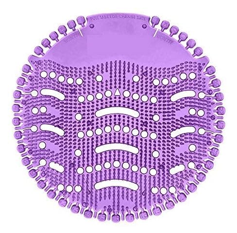 Urinal Screen Deodoriser Mat, Splash Guard, Pack of 3 | Odour Control, Restroom Use, Round Shape, Rubber Material, Drain Cover-image-23