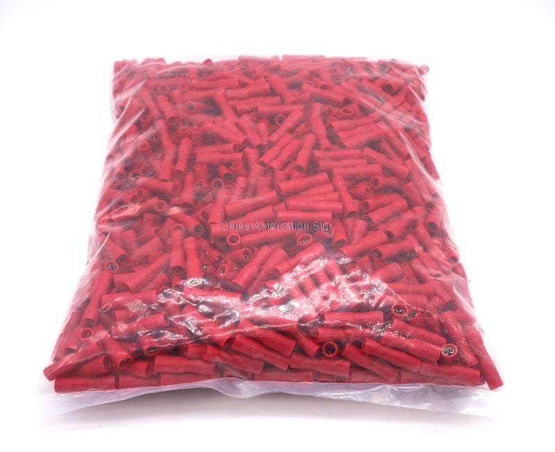 Generic 1000PCS/Lot 0.5-1.5mm2 Fully Insulated Copper Terminals Female Quick Disconnectors FDFD1.25-110