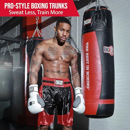 Image of Ringside Pro-Style Boxing Trunks, Satin Shorts for Men and Women, Ideal for Boxing, MMA, Muay Thai